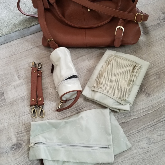NEW Leather Diaper Bag - Picture 2 of 5